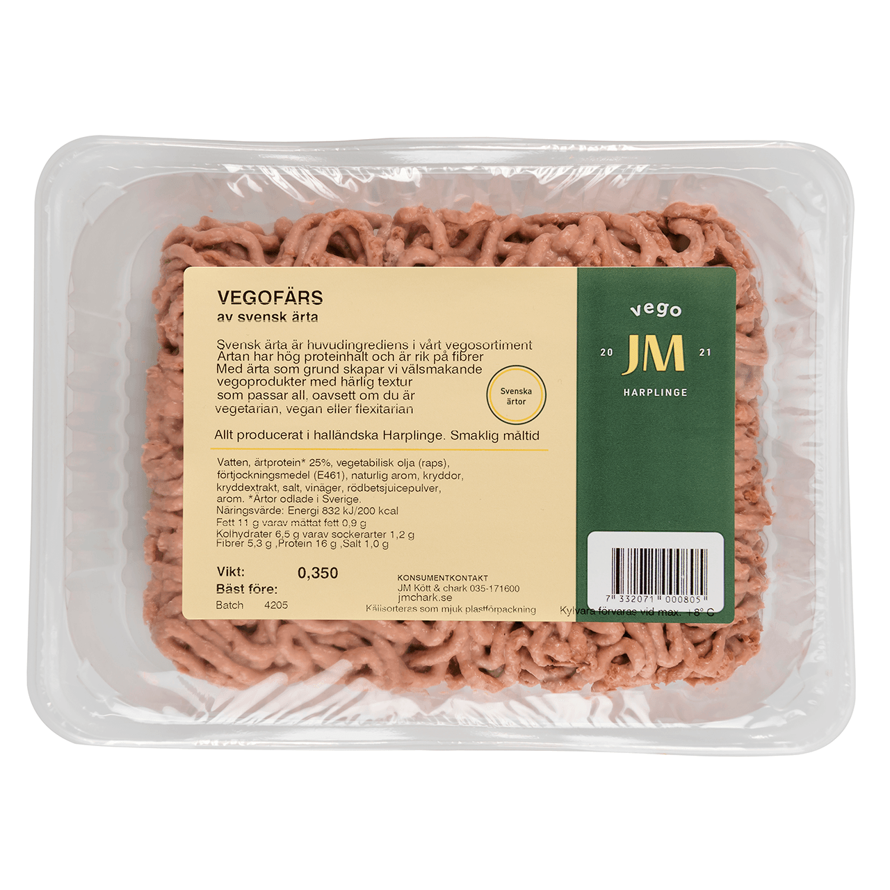 VEGOFARS med etikett